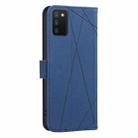 For Samsung Galaxy A03S / A02S Geometric Pattern RFID Leather Phone Case(Blue) - 3