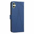 For Samsung Galaxy A05 Geometric Pattern RFID Leather Phone Case(Blue) - 3
