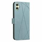 For Samsung Galaxy A06 Geometric Pattern RFID Leather Phone Case(Green) - 3