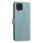 For Samsung Galaxy A22 4G Geometric Pattern RFID Leather Phone Case(Green) - 3