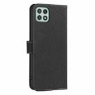For Samsung Galaxy A22 5G Geometric Pattern RFID Leather Phone Case(Black) - 3