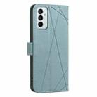 For Samsung Galaxy A23 / M23 / M13 4G Geometric Pattern RFID Leather Phone Case(Green) - 3