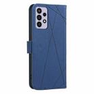 For Samsung Galaxy A32 4G Geometric Pattern RFID Leather Phone Case(Blue) - 3