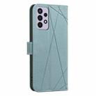 For Samsung Galaxy A32 4G Geometric Pattern RFID Leather Phone Case(Green) - 3
