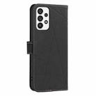 For Samsung Galaxy A53 Geometric Pattern RFID Leather Phone Case(Black) - 3