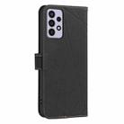For Samsung Galaxy A72 Geometric Pattern RFID Leather Phone Case(Black) - 3