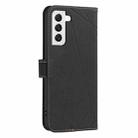 For Samsung Galaxy S22+ 5G Geometric Pattern RFID Leather Phone Case(Black) - 3
