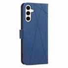For Samsung Galaxy S23 5G Geometric Pattern RFID Leather Phone Case(Blue) - 3