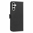 For Samsung Galaxy S23 FE 5G Geometric Pattern RFID Leather Phone Case(Black) - 3