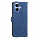 For Infinix Smart 10 4G Geometric Pattern RFID Leather Phone Case(Blue) - 3