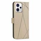 For Motorola Moto G13 / G23 / G53 5G Geometric Pattern RFID Leather Phone Case(Beige) - 3