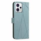 For Motorola Moto G13 / G23 / G53 5G Geometric Pattern RFID Leather Phone Case(Green) - 3