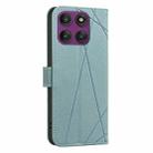 For Motorola Edge 60 Pro Geometric Pattern RFID Leather Phone Case(Green) - 3