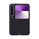 For Huawei Pura X ABEEL C Carbon Fiber Series 6D Micro Relief MagSafe Phone Case(Black) - 2