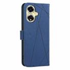 For OPPO A59 5G Geometric Pattern RFID Leather Phone Case(Blue) - 3
