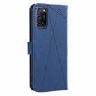 For OPPO A72 / A52 / A92 Geometric Pattern RFID Leather Phone Case(Blue) - 3
