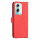 For OPPO A79 5G Geometric Pattern RFID Leather Phone Case(Red) - 3