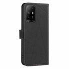 For OPPO A94 5G / F19 Pro+ / Reno5 Z 5G Geometric Pattern RFID Leather Phone Case(Black) - 3