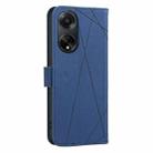 For OPPO A98 5G / F23 / A1 Geometric Pattern RFID Leather Phone Case(Blue) - 3