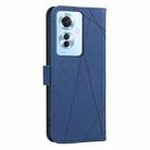 For OPPO Reno11 F 5G Geometric Pattern RFID Leather Phone Case(Blue) - 3