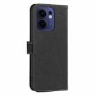 For OPPO Reno13 F 5G Geometric Pattern RFID Leather Phone Case(Black) - 3
