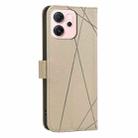 For OPPO Reno14 F 5G Geometric Pattern RFID Leather Phone Case(Beige) - 3