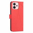 For OPPO Reno14 F 5G Geometric Pattern RFID Leather Phone Case(Red) - 3