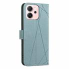 For OPPO Reno14 F 5G Geometric Pattern RFID Leather Phone Case(Green) - 3