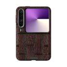 For Huawei Pura X ABEEL Beast Pattern 6D Micro-Embossed MagSafe Genuine Leather Phone Case(Brown) - 2