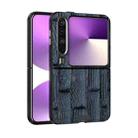 For Huawei Pura X ABEEL Beast Pattern 6D Micro-Embossed MagSafe Genuine Leather Phone Case(Blue) - 1
