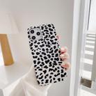 For iPhone 12 mini Leopard Pattern Non-full Coverage TPU Protective Case(White) - 3