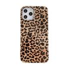 For iPhone 12 mini Leopard Pattern Non-full Coverage TPU Protective Case(Brown) - 2