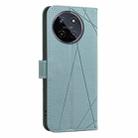 For Realme 11 4G Global Geometric Pattern RFID Leather Phone Case(Green) - 3