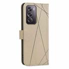 For Realme 12 Pro 5G / 12 Pro+ 5G Global Geometric Pattern RFID Leather Phone Case(Beige) - 3