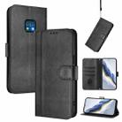 For Nokia XR20 Line Splicing Buckle Retro Leather Phone Case(Black) - 1