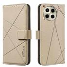 For Tecno Camon 30 4G / 30 5G Geometric Pattern RFID Leather Phone Case(Beige) - 1