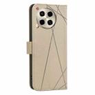 For Tecno Camon 30 4G / 30 5G Geometric Pattern RFID Leather Phone Case(Beige) - 3
