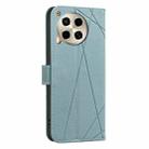 For Tecno Camon 30 4G / 30 5G Geometric Pattern RFID Leather Phone Case(Green) - 3