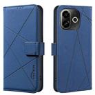 For Tecno Pop 9 5G / Spark 30C 5G Geometric Pattern RFID Leather Phone Case(Blue) - 1
