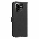For Tecno Pop 9 5G / Spark 30C 5G Geometric Pattern RFID Leather Phone Case(Black) - 3