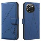 For Tecno Pova 6 Neo 5G / Spark 30 5G Geometric Pattern RFID Leather Phone Case(Blue) - 1