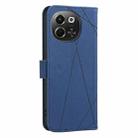 For Tecno Pova 6 Neo 5G / Spark 30 5G Geometric Pattern RFID Leather Phone Case(Blue) - 3