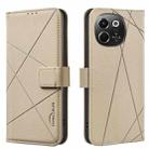 For Tecno Pova 6 Neo 5G / Spark 30 5G Geometric Pattern RFID Leather Phone Case(Beige) - 1