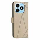 For Tecno Spark 20 Geometric Pattern RFID Leather Phone Case(Beige) - 3