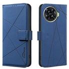 For Tecno Spark 20 Pro+ Geometric Pattern RFID Leather Phone Case(Blue) - 1