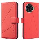 For Tecno Spark 20 Pro+ Geometric Pattern RFID Leather Phone Case(Red) - 1