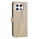 For Tecno Spark 30 Pro 4G Geometric Pattern RFID Leather Phone Case(Beige) - 3