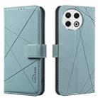 For Tecno Spark 30 Pro 4G Geometric Pattern RFID Leather Phone Case(Green) - 1