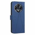 For Tecno Spark 30 4G Geometric Pattern RFID Leather Phone Case(Blue) - 3