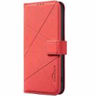 For Tecno Camon 40 Pro 4G Geometric Pattern RFID Leather Phone Case(Red) - 2